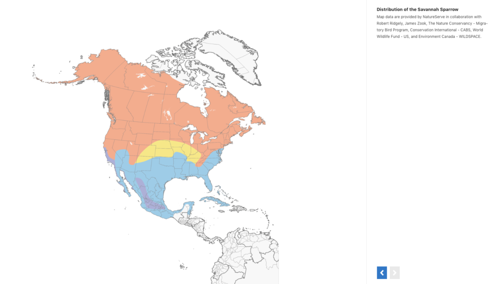 parrot habitat map